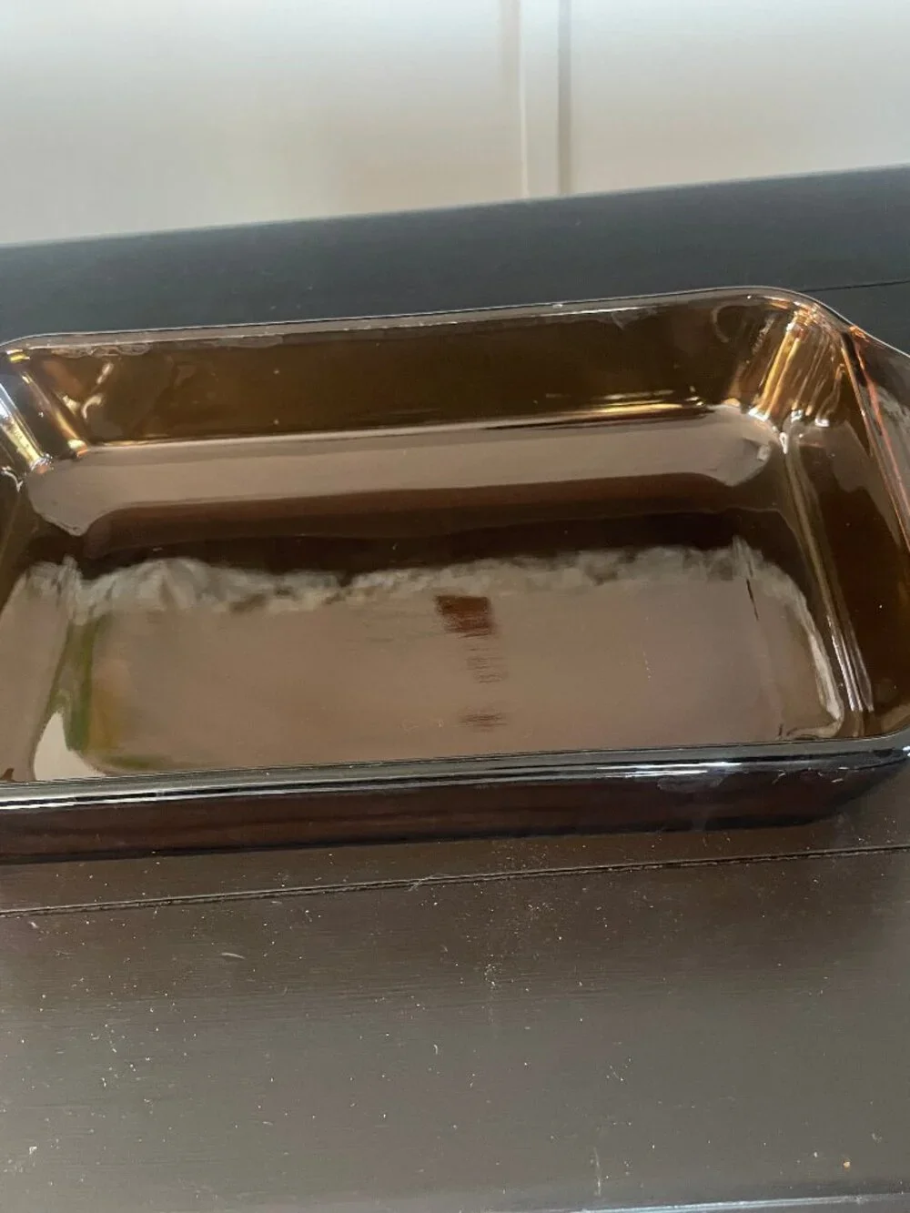 Anchor Hocking 1-1/2-QT. FIRE KING rectangle brown baker, c. late 1960's - 80's